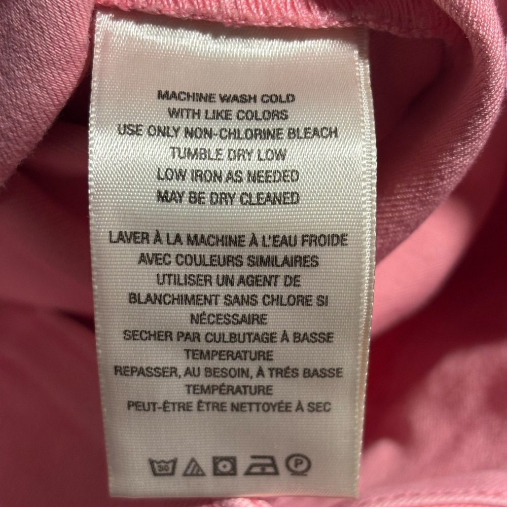 We The Free Venice Beach Flare Jeans Peony Pink High Rise Bell Bottom Size 31 - Picture 8 of 14